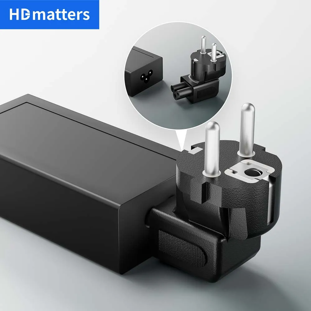 EU Power Cable plug adapter EU PLug to IEC320 C5 Clover Leaf adapter plug CEE 7/16 to C5 CEE 7/7 EURO SCHUKO to -IEC5