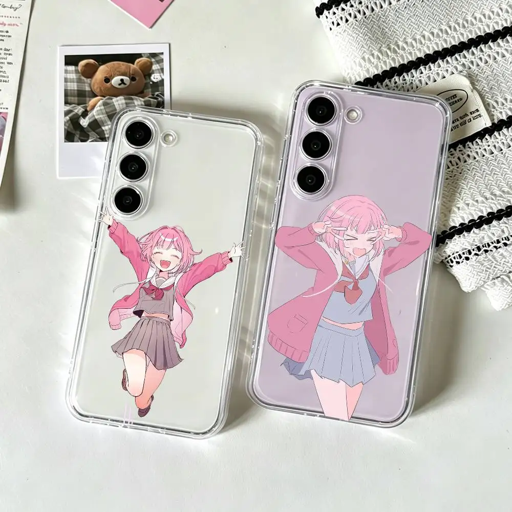 

Otori Emu Cute Anime Girl Phone Case For SamsungA10,12,20,21S,30,31,40,50,51,52,70,71 Transparent Cover