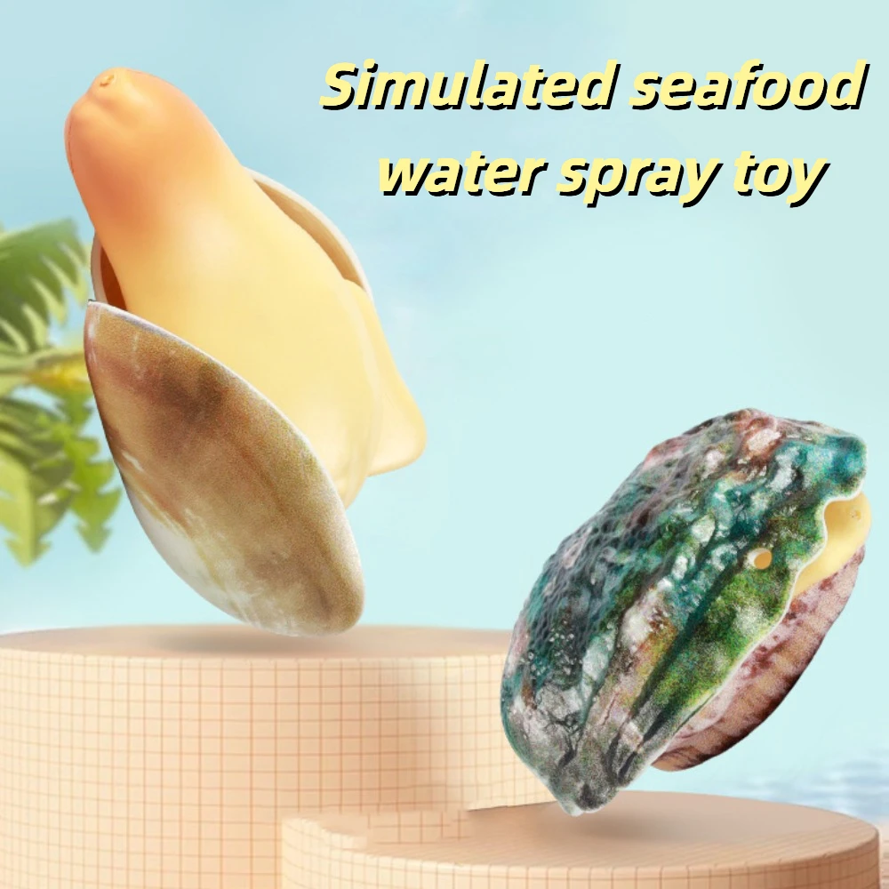 

Splashing Spray Simulated Geoduck Water Handheld Easy To Fill Seafood Abalone Water Spray Plastic Press Water-Sprinkling