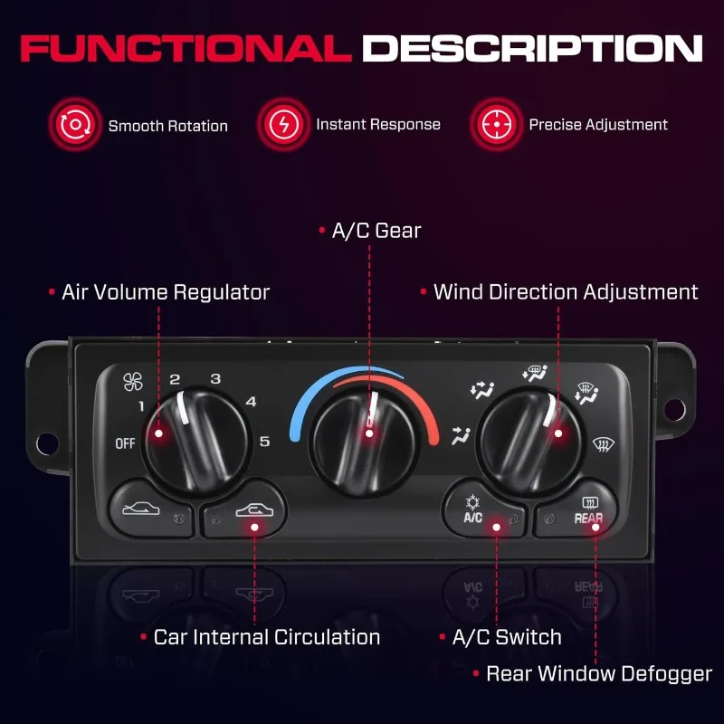 Suitable for Chevrolet air conditioner switch control panel 599-213 22718118 22601654
