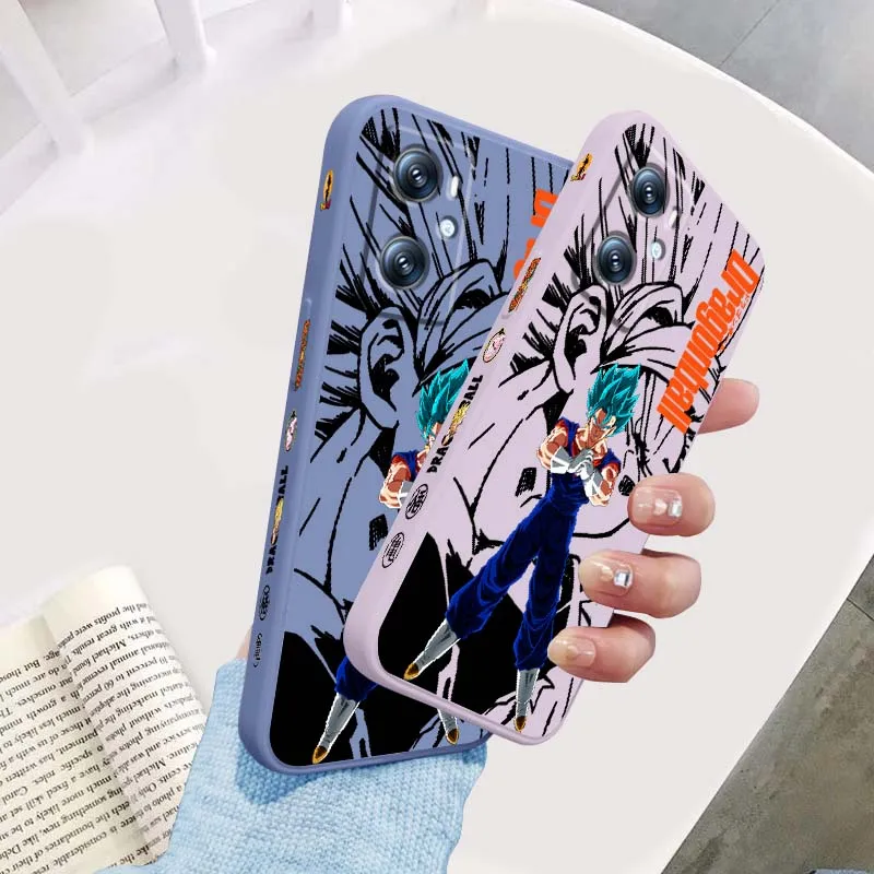 Funda de teléfono líquida con diseño de anime Vegetto para OPPO Find X5 A5 A6 A80 A60 A40 A3 A98 A96 A94 A76 A54 A74 A73 A16