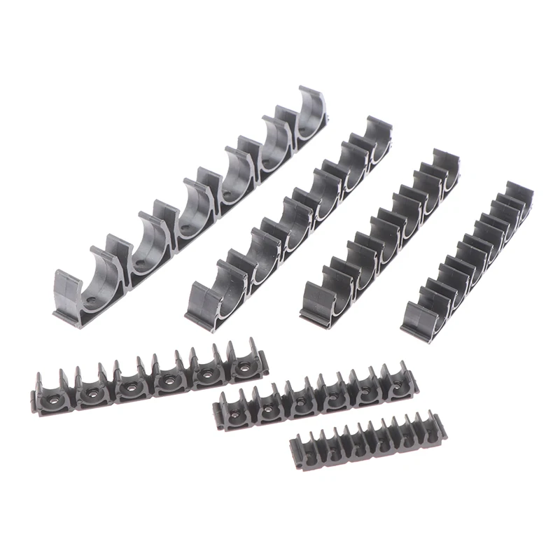 Nylon Pipe Clamp 4mm 6mm 8mm 10mm 12mm 16mm 20mm Pneumatic Tube Air Hose Fixing Clamp Water Pipe Holder Gas Compressor Tubing