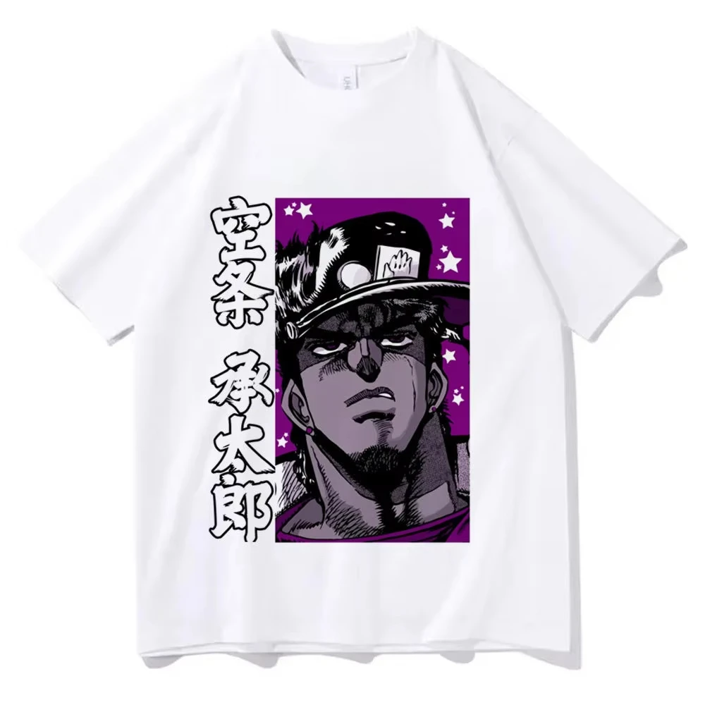 ジョジョの奇妙な冒険 Tシャツガールトレンディなヒップホップグラフィックヴィンテージレトロ Tシャツパンク女性韓国服 Y2k 通気性トップ 1