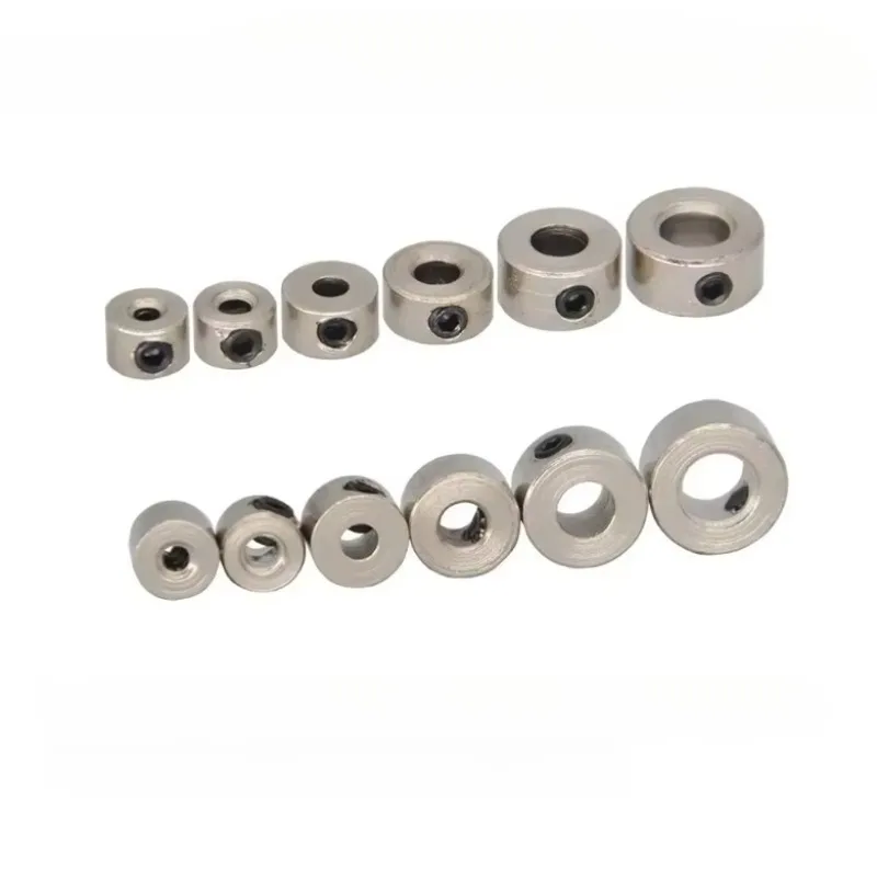 20pcs Metal Shaft Lock Collar Retaining Ring Inner Dia 2/3/4/5/6-8/10/12mm for RC Plane Landing Gear Stopper Set Wheel Collar