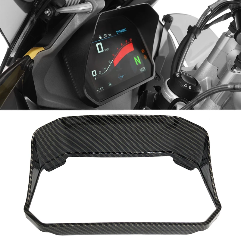 Carbon Look Sun Visor Instrument Hat For BMW R1300GS R 1300GS R1300 GS ADV R 1300 GS 2023 2024 Cover Protection Parts