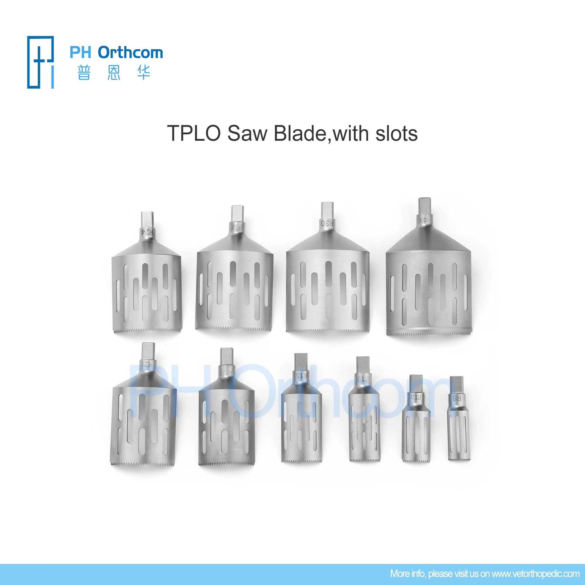 TPLO Saw Blade, with slots for Veterinary Orthopedic Use Vet Instruments Multi Functional Electric Power Drill and Saw Set