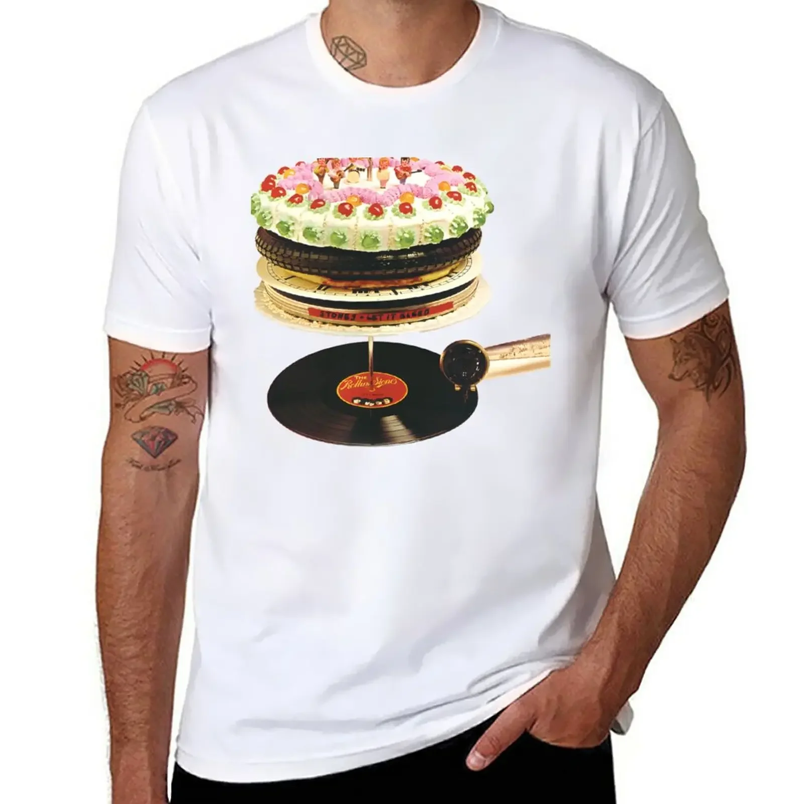 

Let It Bleed T-Shirt graphics quick drying customizeds men clothings