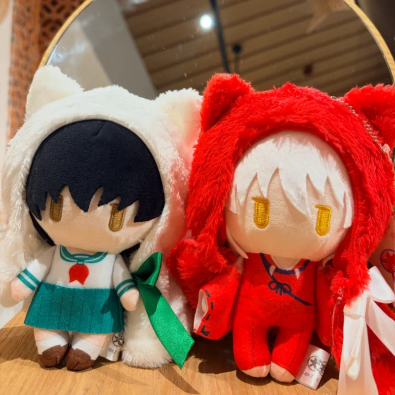 Tapioca Official Collectible Inuyasha Plush Doll, Detachable Cloak Anime Stuffed Toy, Desktop Display Ornament For Fans