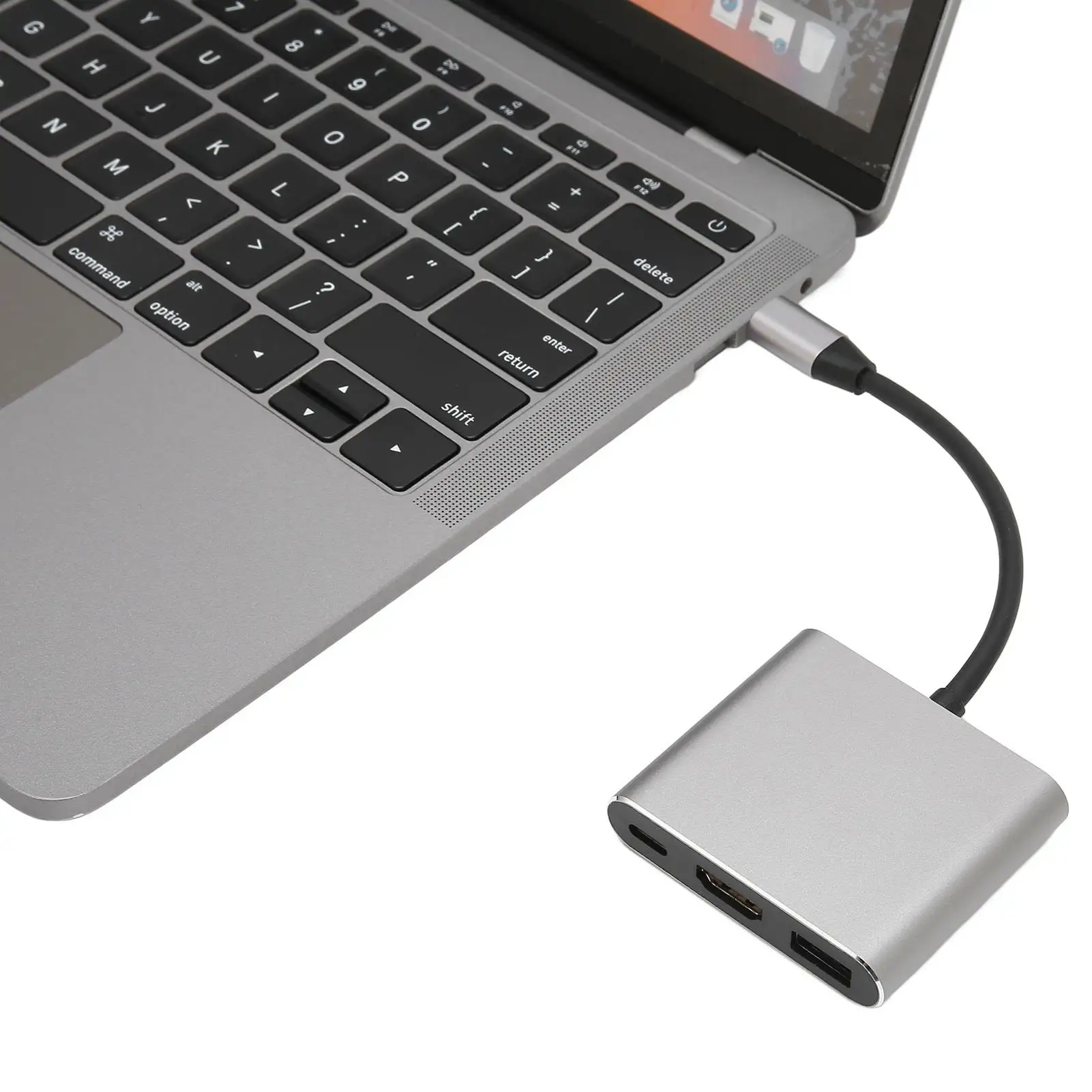 3-in-1 USB C  HDMI Hub 4K UHD 30Hz Type C Adapter | USB 3.0 Compatible | Multimedia Gateway