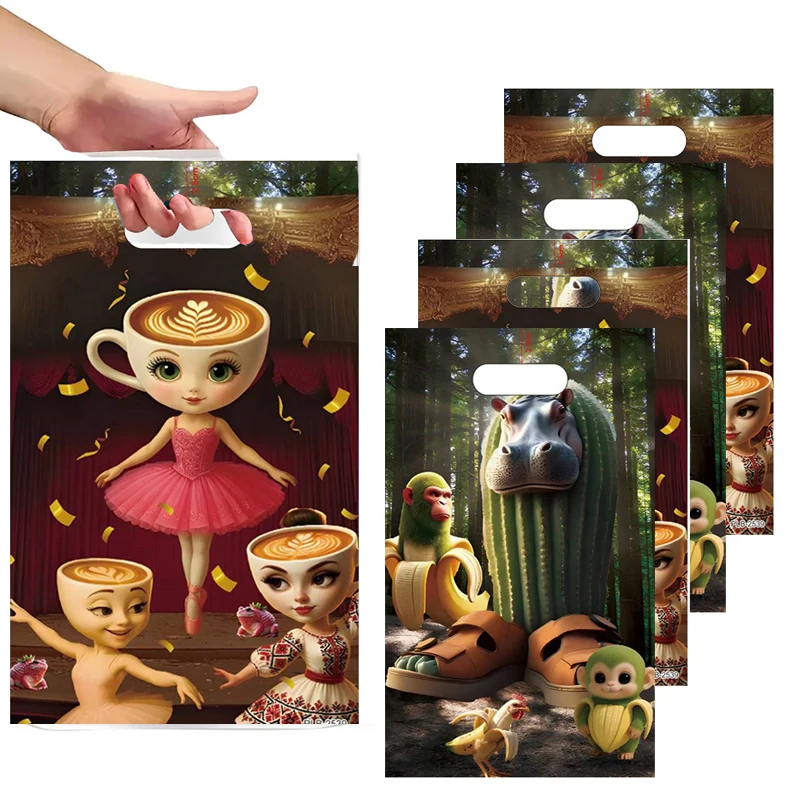 【セール中】10/50個入り 新品 イタリア製 Brainrot ギフトバッグ チョコレート キャンディバッグ Tung Tung Sahur Tralalo パーティー プチギフト 誕生日パーティー キッズ向け