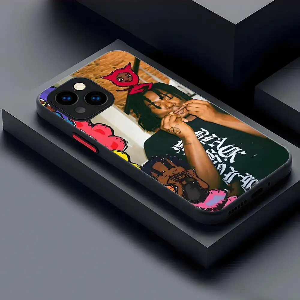 Lucki Rapper WAKE UP LUCK Phone Case Matte Transparent For 16 15 IPhone 12 11 13 Pro Max X XR XS 8 SE Mini Plus Back Cover