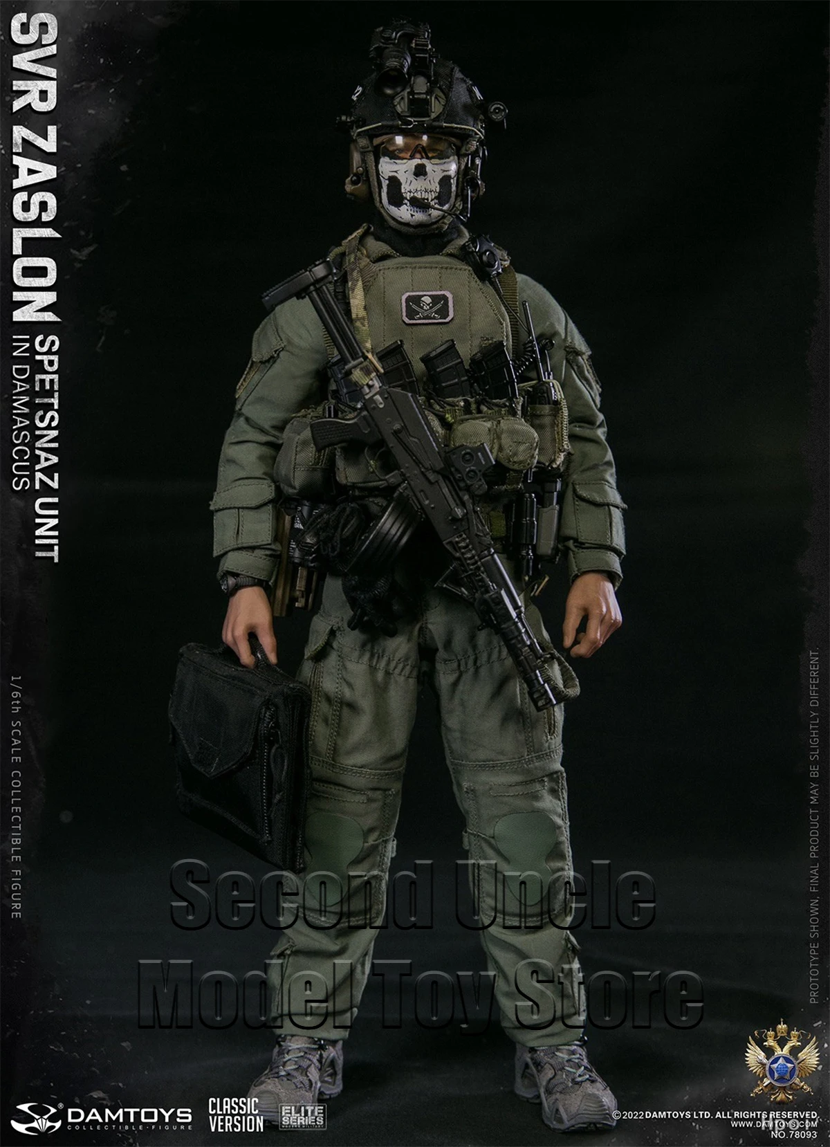 

DAMTOYS DAM78093 1/6 Soldier Doll Russiam SVR Zaslon in Damascus Classic Version Full Set 12'' Action Figure Toy In Stock
