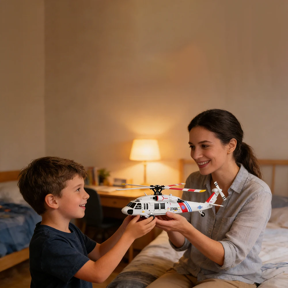 2026 New WLtoys K270 RC Helicopter 2.4G 4CH Brushless Motor with Optical Flow Altitude Hold 6-Axis Gyroscope Drone Toy for Kids