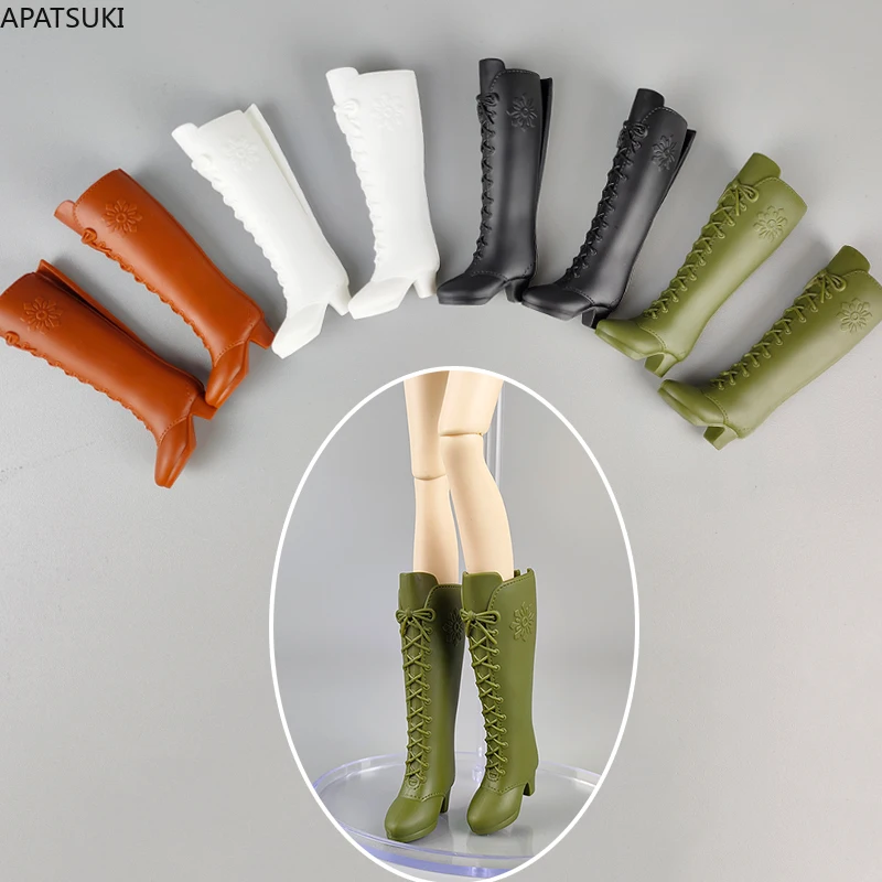 Fashion High Heel Shoes For Barbie Blythe Dolls 1/6 Fashion Boots For Licca Doll Mini Shoes For Momoko 1/6 BJD Doll Accessories