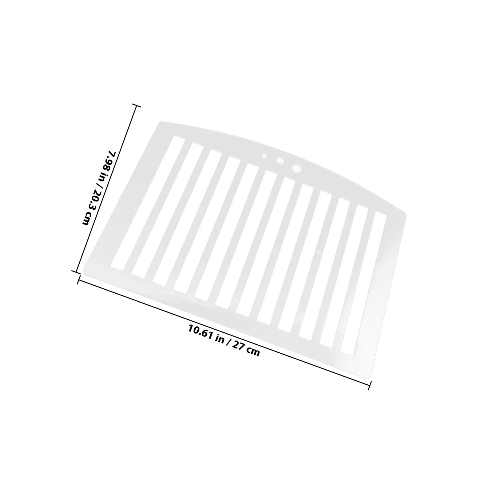 Plastic Line Drawing Ruler Multi Function Student School Supplies Portable Lightweight Easy Carry Measure Objects