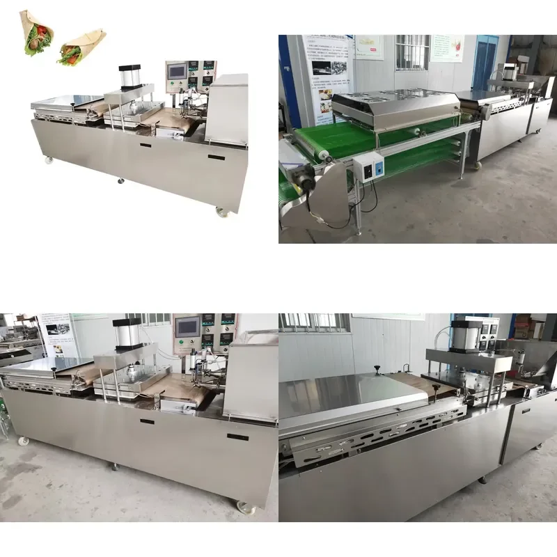 Hot Selling Tortilla Wraps Machine Chapati Maker 10-40cm Electric Chicken Mexican Burrito Machine