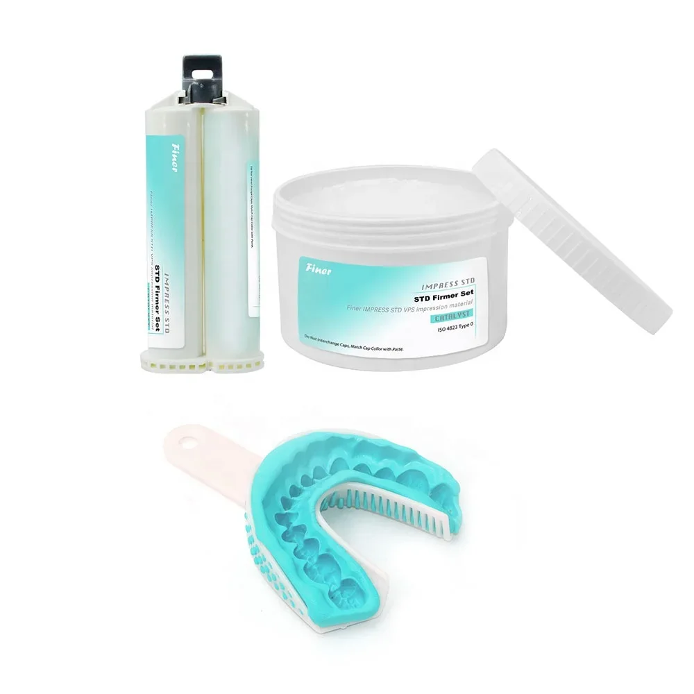 2025、Den-tal Lab Putti Teeth Mouth Silicone Molding Tray Putty Kit Grillz Gold Mold Den-tal Impression Material Putty