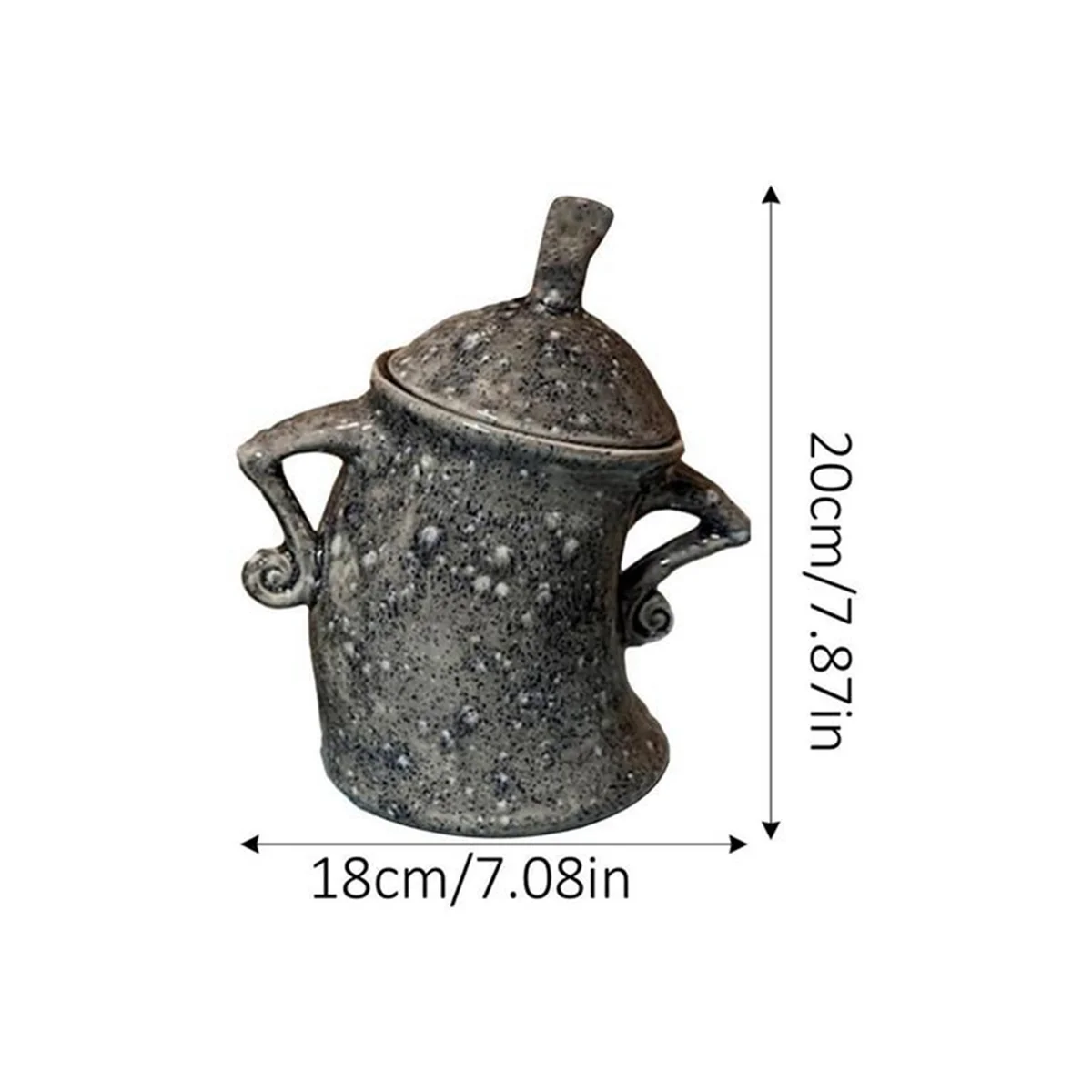 برطمان لطيف لعلبة تخزين الطعام مع غطاء محكم لصندوق تخزين المطبخ وحاوية الطعام وكوب حبوب البن والشاي (أحمر)