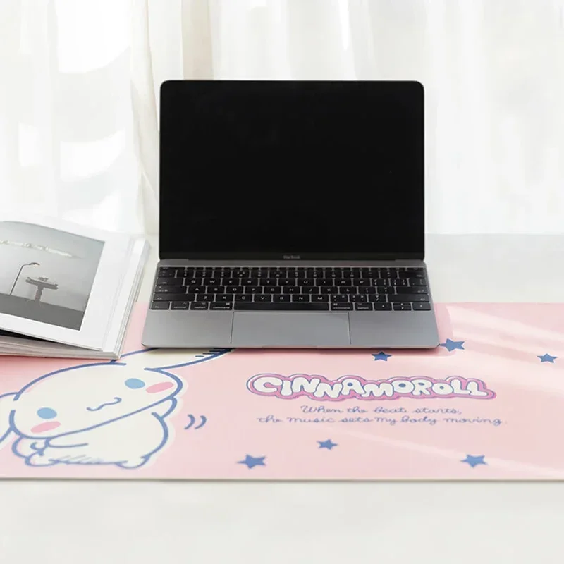 

Sanrio Kawaii Cinnamoroll Heated Desk Pads Bad Badtz Maru Anime Cartoon Adjustable Constant Temperature Heating Warmer Mouse Pad