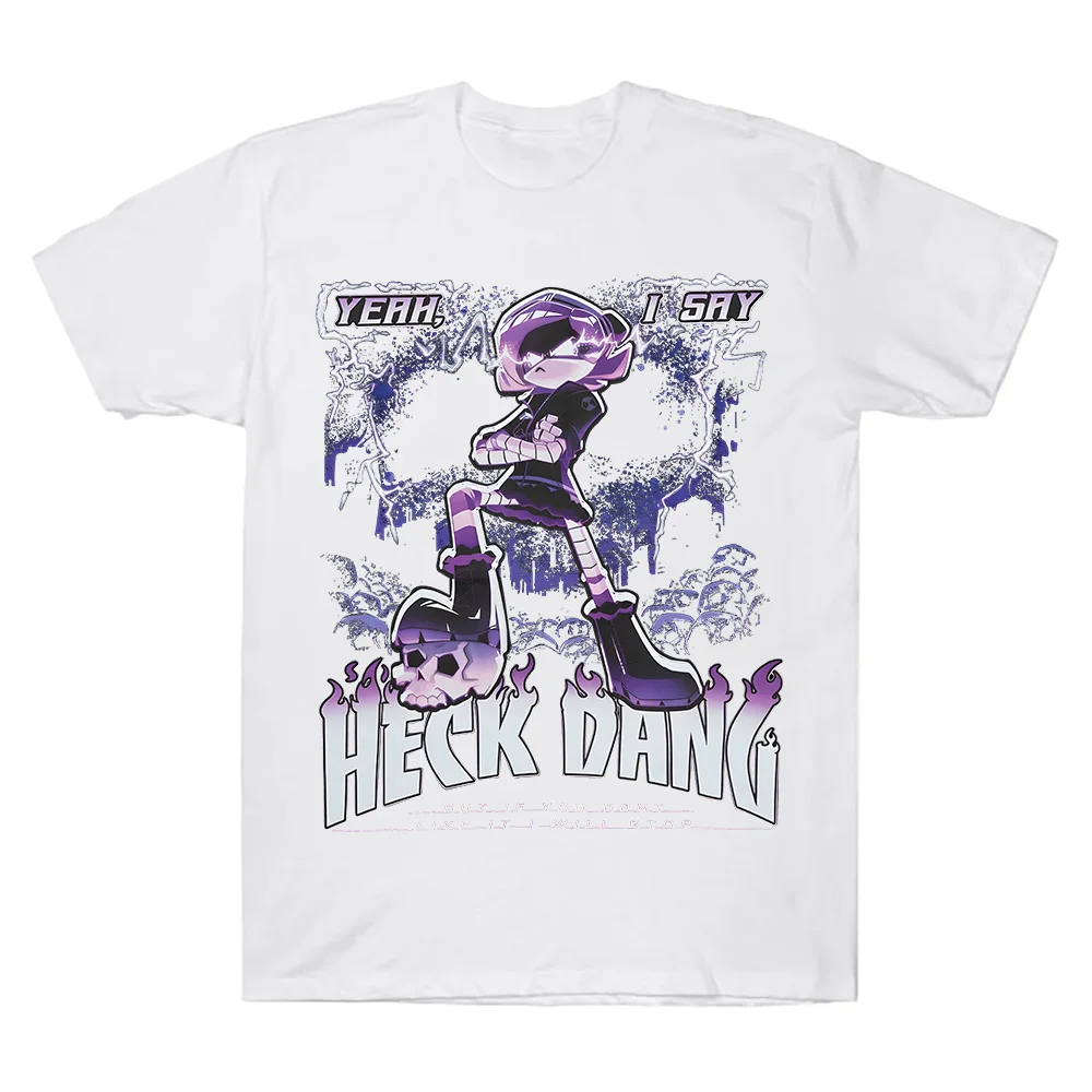 Murder Drones Uzi T-Shirts Unisex Y2K Baumwoll-Oberteile Manga Retro Bedruckte Lose Streetwear Damen Herren Hip Hop Kurzarm T-Shirts – Detail 4