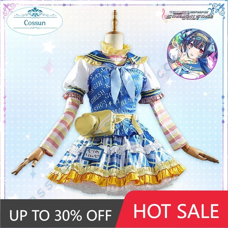 

COSSUN [Customized] Game THE IDOLM STER SHINY COLOR Morino Rinze Cosplay Costume Halloween Outfits Women Dress