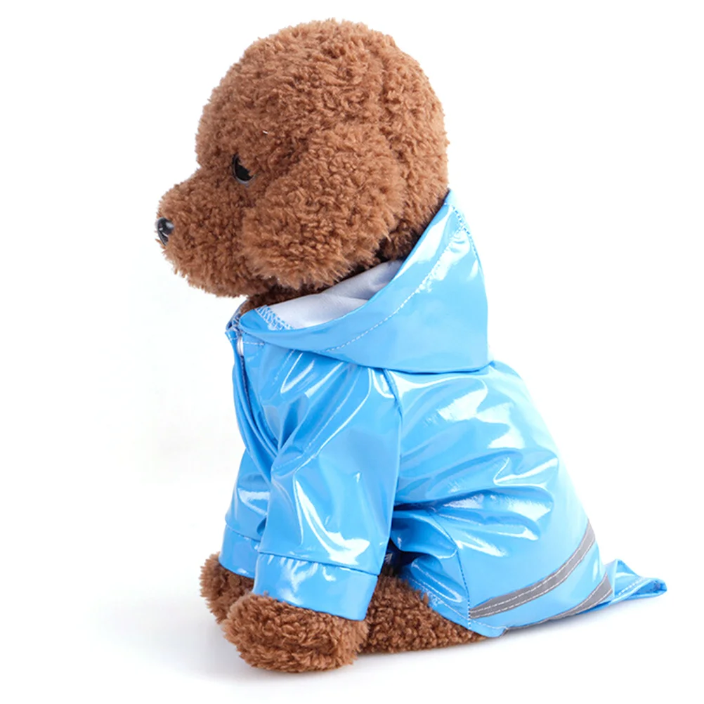 

Pet Raincoat Dog Hoodie Breathable Waterproof Lightweight Rain Jacket Red Size Unique Style Dog Rain Slicker