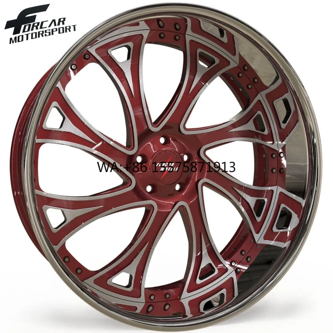 

Новые легкосплавные диски Forcar Factory Motorsport из алюминия T6061, глянцевые красные, с глубокой полкой, высокотехнологичные, для легковых автомобилей