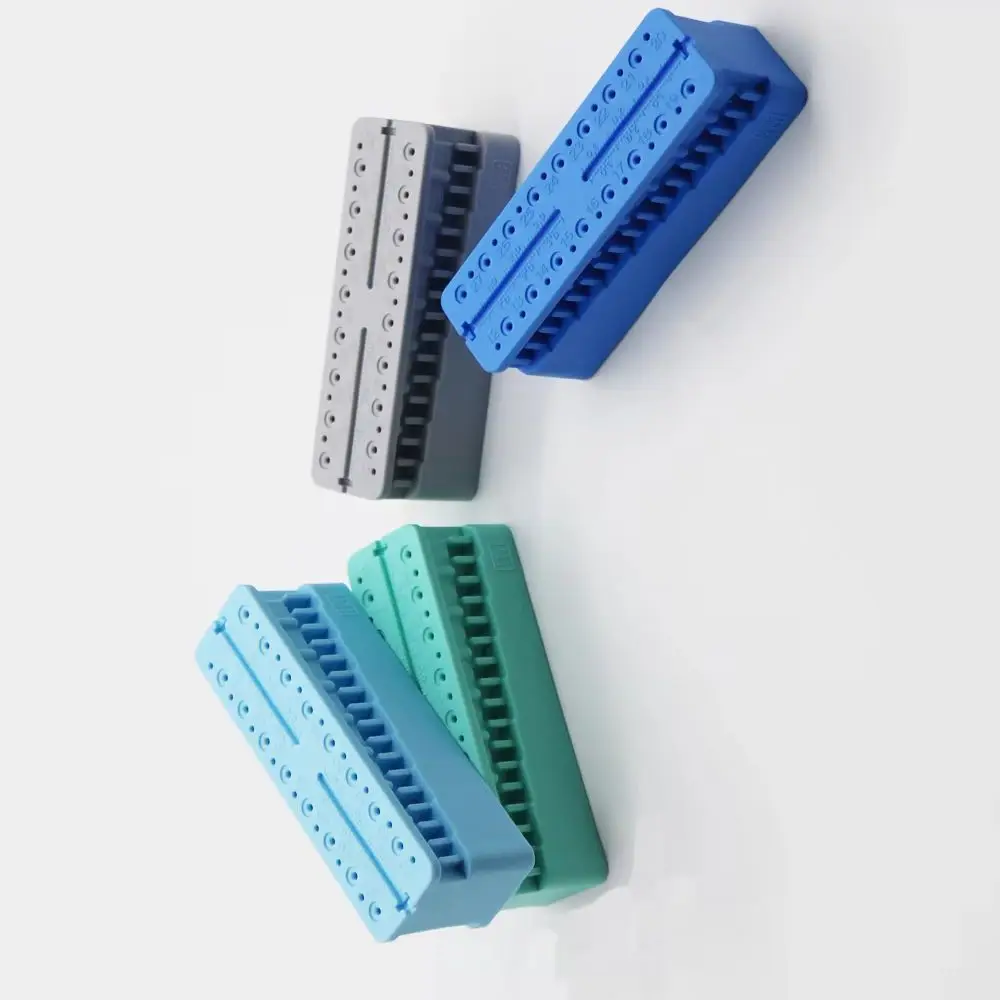 

1Pc Dental Endo Measuring Autoclavable Plastic Endodontic Block Files Dentist Instrument Ruler