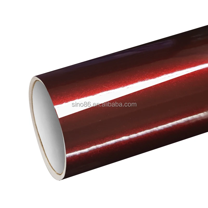 

Gloss Pink PVC Vinyl Wrap for Car Initial Low Viscosity Self-Healing Glue Design Trade Assurance by Manufacturer