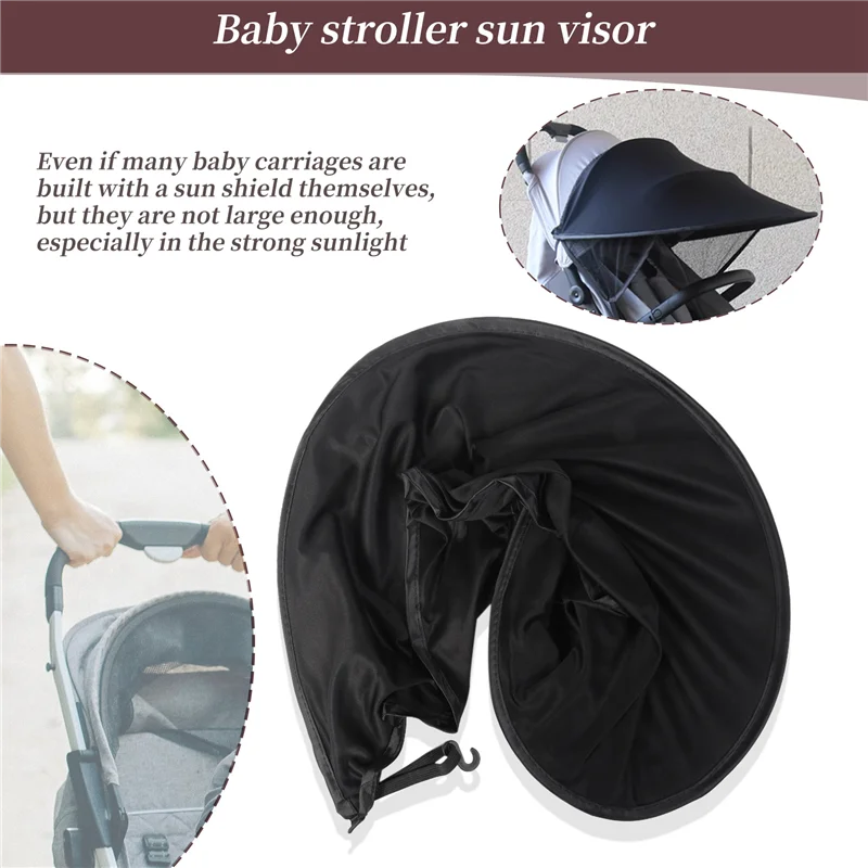 

B49B-Baby Stroller Sun Visor Carriage Sun Shade Canopy Cover For Prams Stroller Accessories Car Seat Buggy Pushchair Cap Sun Hoo