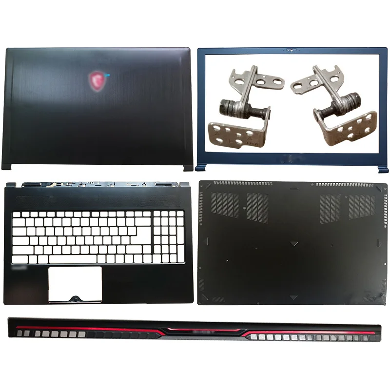 NEW Laptop LCD Back Cover/Front Bezel/Hinges/Hinges Cover/Palmrest/Bottom Case For MSI GS63 GS63VR MS-16K1 MS-16K2