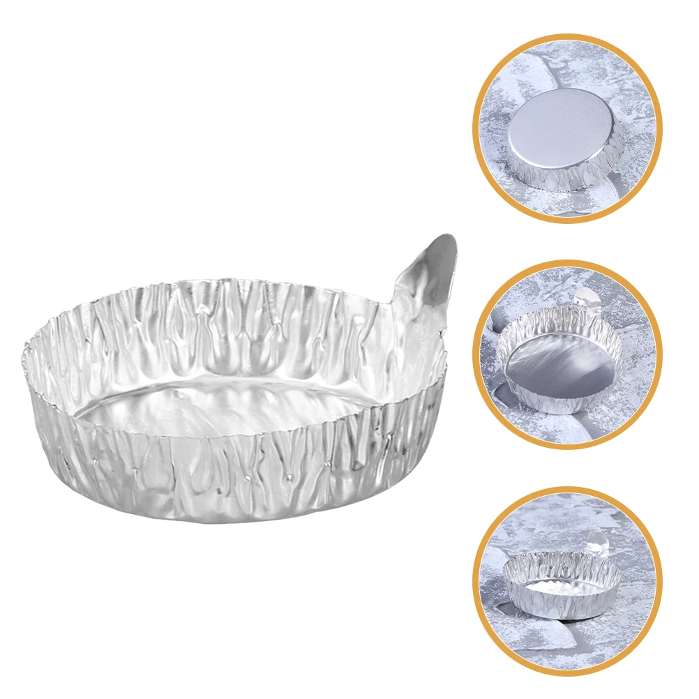 

20pcs Aluminum Weighing Trays Measuring Boats Measuring Weigh Boat Lab Kitchen Disposable Balance Sample Pans 20Ml