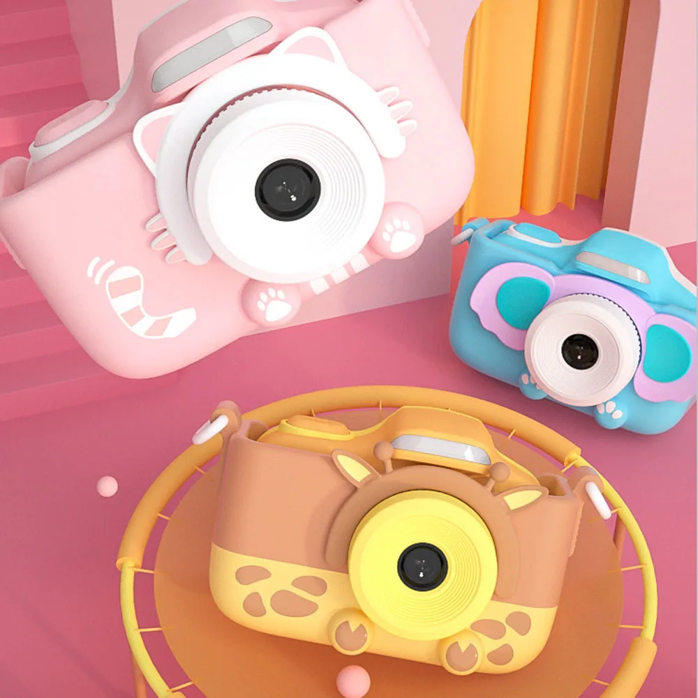 

Brand New Digital Camera 2000W Front And Rear Dual Camera Mini Cute 2 Inch IPS Color Screen Digital Camera For Children