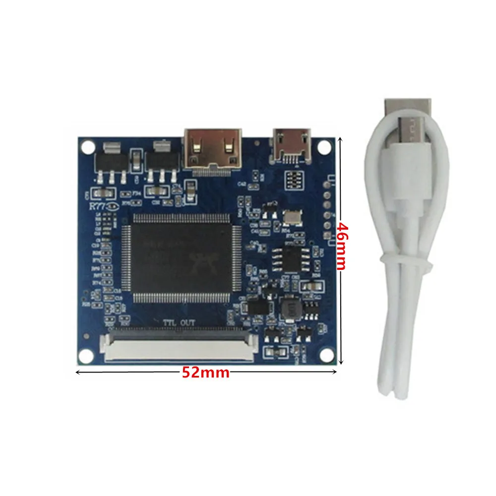 Imagem -03 - Monitor de Tela Lcd Controle Driver Board Mini Compatível com Hdmi Bananaraspberry pi pc 10.1 1024x600