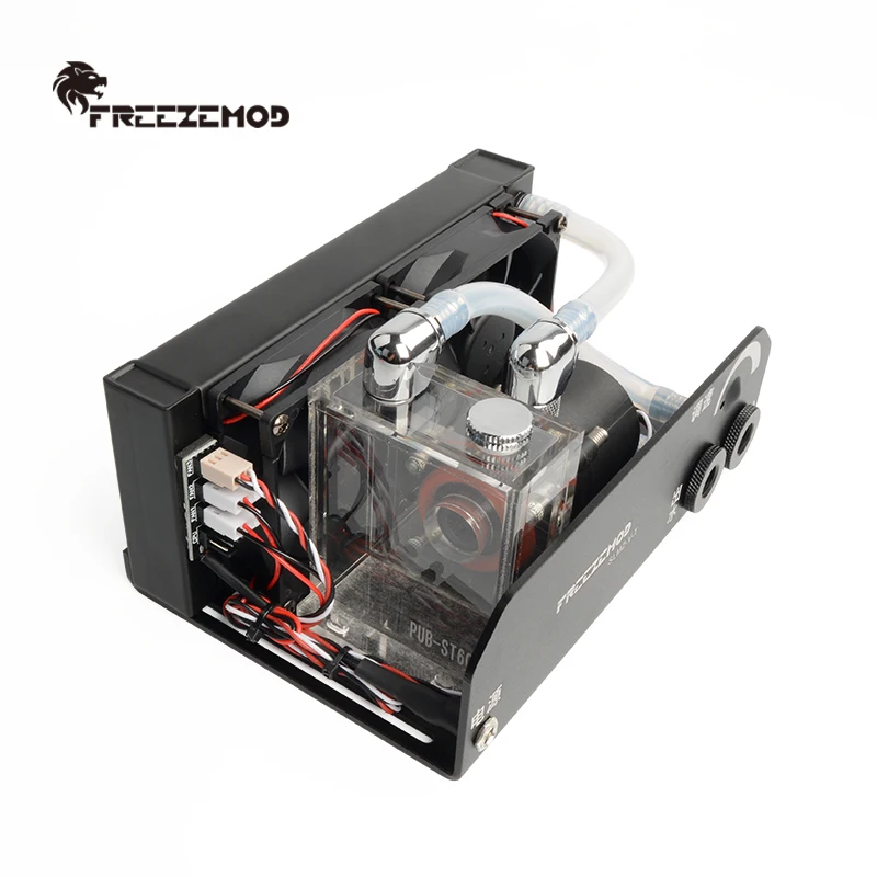 Imagem -03 - Zemod-módulo Refrigerador de Água Portátil Industrial Impressão 3d Beleza Médica Drone Notebook Cooling Kit Dual Fan 80 mm