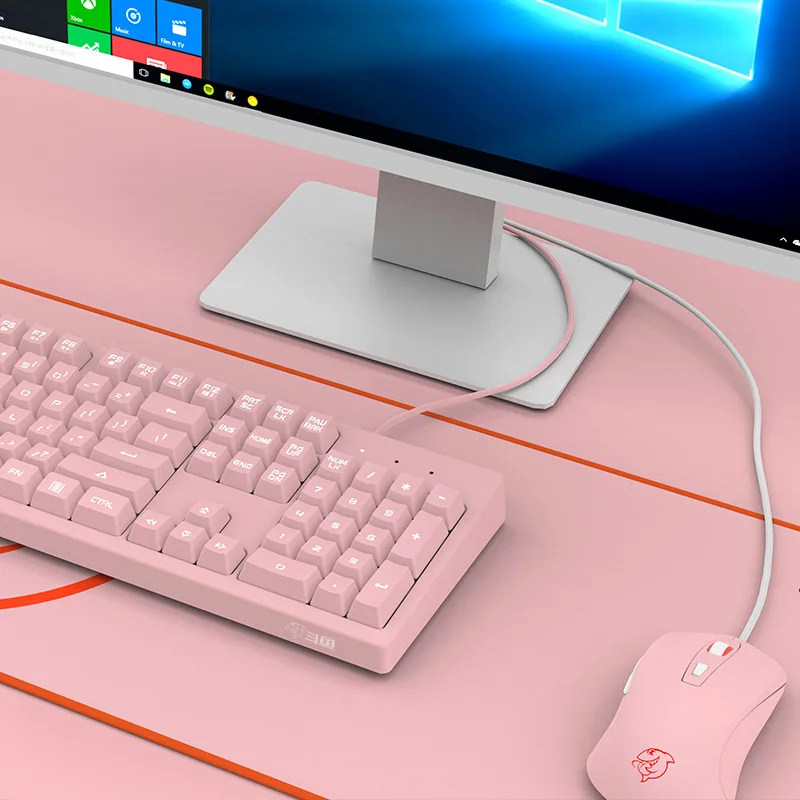 Ajazz Dks100 Mechanical Tea Axis Office  Workers Feel Multicolor Wired E-Sports Pubg Computer Peripheral Gaming Keyboard
