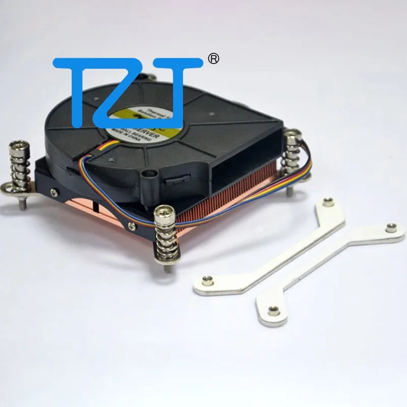 

TZT 1U 1150/1151/1155/1156/1200 Вентилятор охлаждения процессора 2000-5000 об/мин Высокоскоростной 4-контактный ШИМ-радиатор процессора 12 В Поддержка контроля температуры