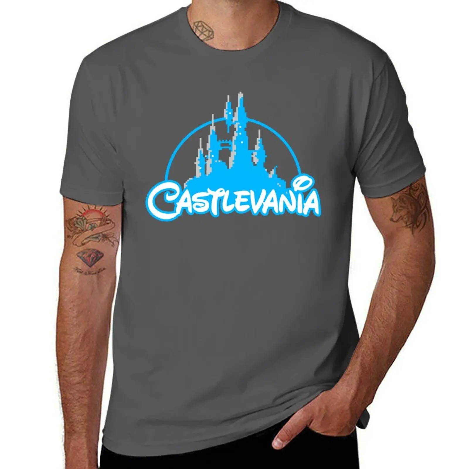

Castlevania T-Shirt Active Wear Sports T-Shirt for Men