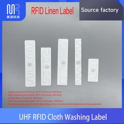 laundry label Laundromat  UHF passive tags High-temperature Resistant Washing Laundry RFID Tagshotel management lease retroac