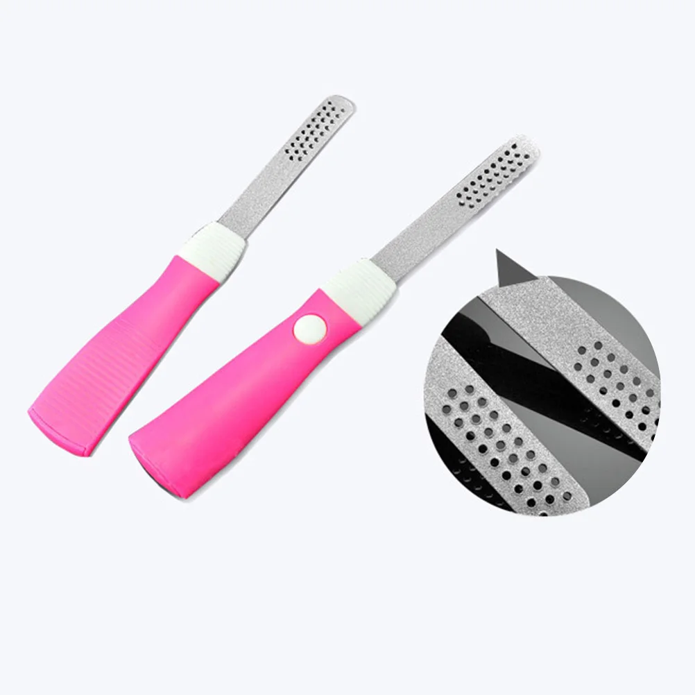1 set 1 Set Foot File Pedicure Tools Dead Skin Remover Callus Corn Hard Skin Nail Care Kit Manicure Pedicure Set Women Men Pink