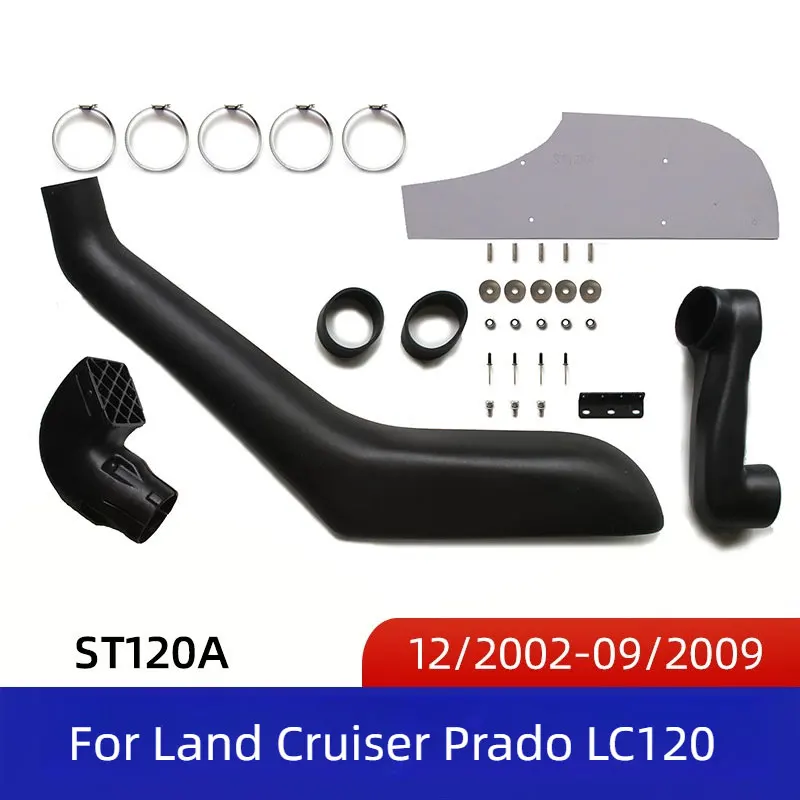 Off Road 4x4 accessori per auto Kit snorkeling per TOYOTA LANDER CRUISER PRADO 2002 LC120 FJ120 tubo flessibile di respirazione Wader 2009-120