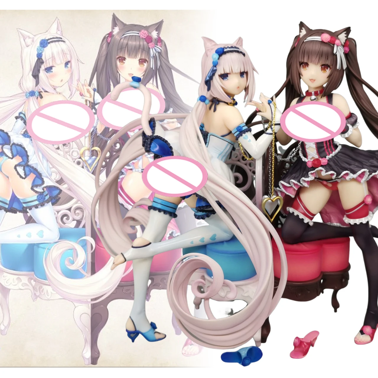

Экшн-фигурка Nekopara Chocola, ваниль 1/7, сексуальная девушка, оригинальное аниме, коллекционная кукла из ПВХ Hentai, модель, игрушки, Подарочная фигурка
