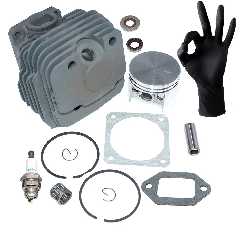 Imagem -06 - Kit de Pistão do Cilindro para Stihl 038 038av 038m 038mw 038mr Ms380 Ms380n Ms380z 1119 020 1201 1119 020 1202