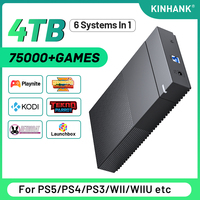 4TB Gaming HDD 75000+ Retro Vidoe Game WIIth Hyperspin Retrobat Launchbox Playnite WIIth For PS5/PS4/PS3/PS2/PSP/DC