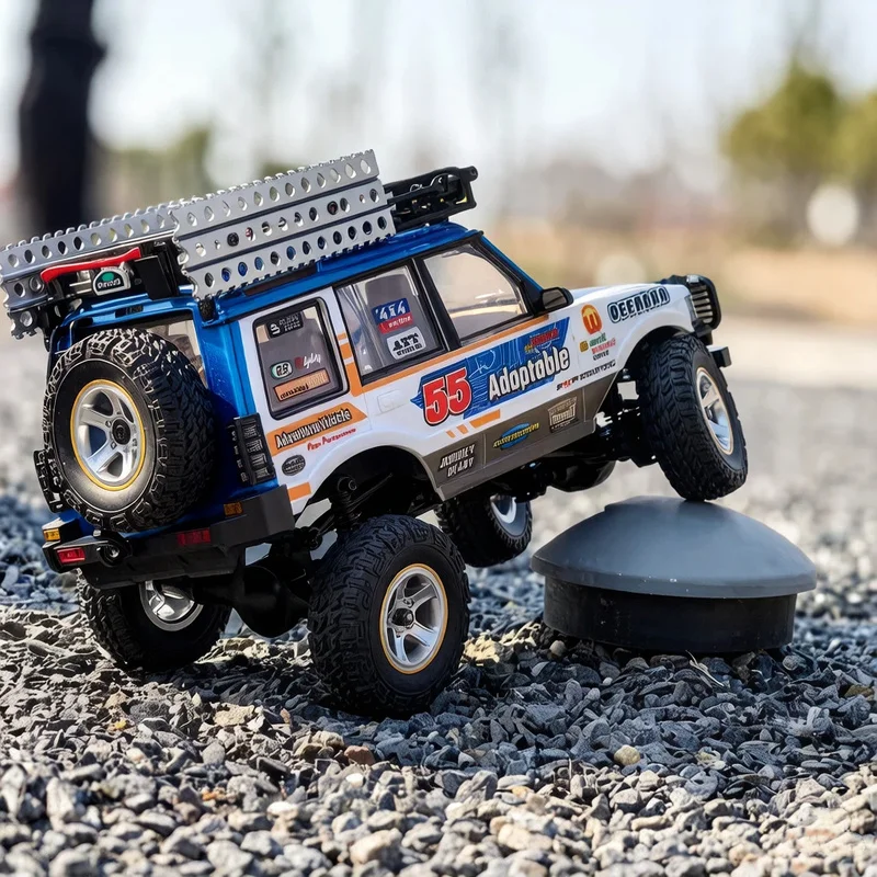 New JXC 1/18 LR1801 Scale Full Proportional 4WD Dual Speed Simulation Crawler Off Road Truck Rock Climbing RC Model Car For All