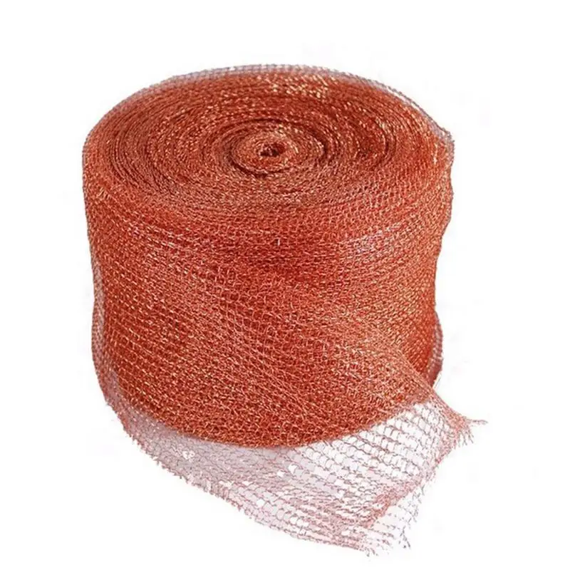 

Knitted Copper Mesh For Bat Mousee Cave Hole Gaps Blocker Anti Bite Knitted Pure Copper Mesh Pests Stopper Home Garden Tool