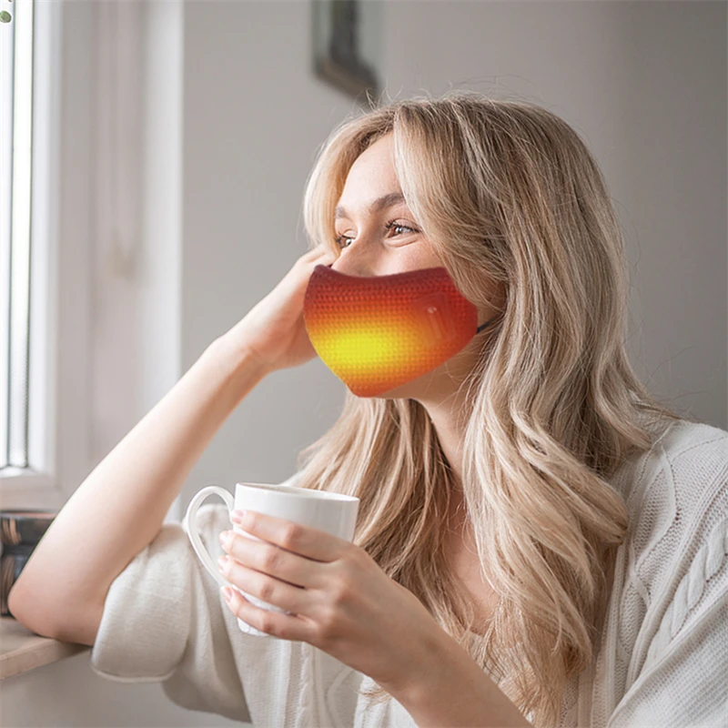 

Winter Heated Nose Cover Warmer with 3 Temperature Settings And Timer for Stuffy Nose & Allergic Rhinitis Relief