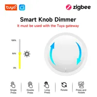 New Tuya ZigBee Smart Knob Switch DIY Wireless Scene Button Rotatable Dimmer Switch Home Appliances Automation Linkage Remoter