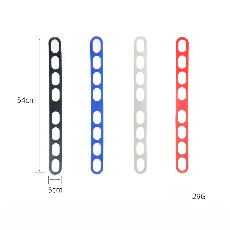 54cm Reusable Silicone Lid Strap with Elastic Band for Universal Pot Lunch Box Outdoor Tableware