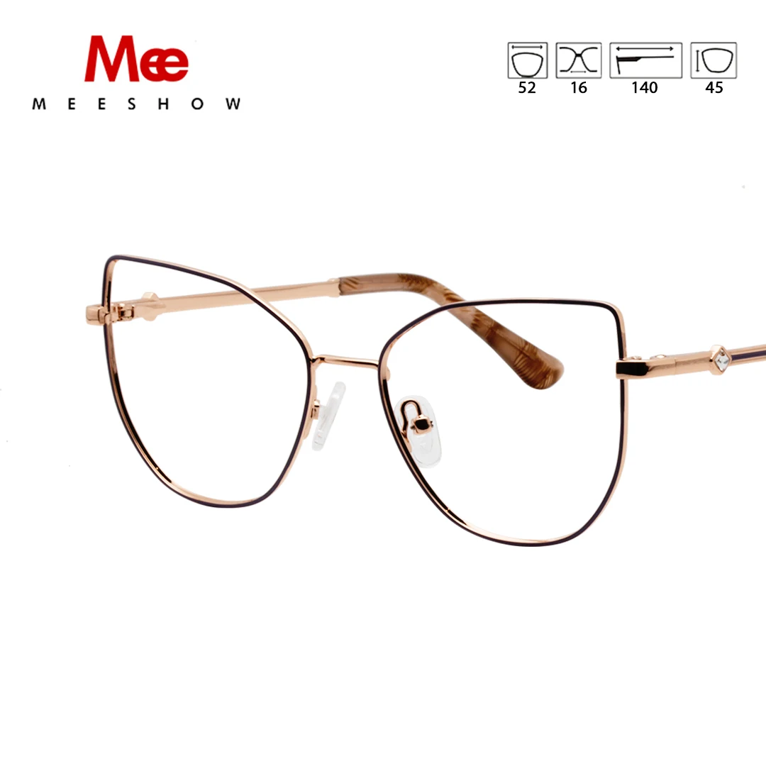 Meeshow Cat Eyes prescription glasses Women Girls Eyeglasses Vintage Fashion Myopia Small stylish Reading Optical frame 6940